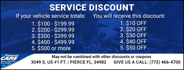 Service Discount Special